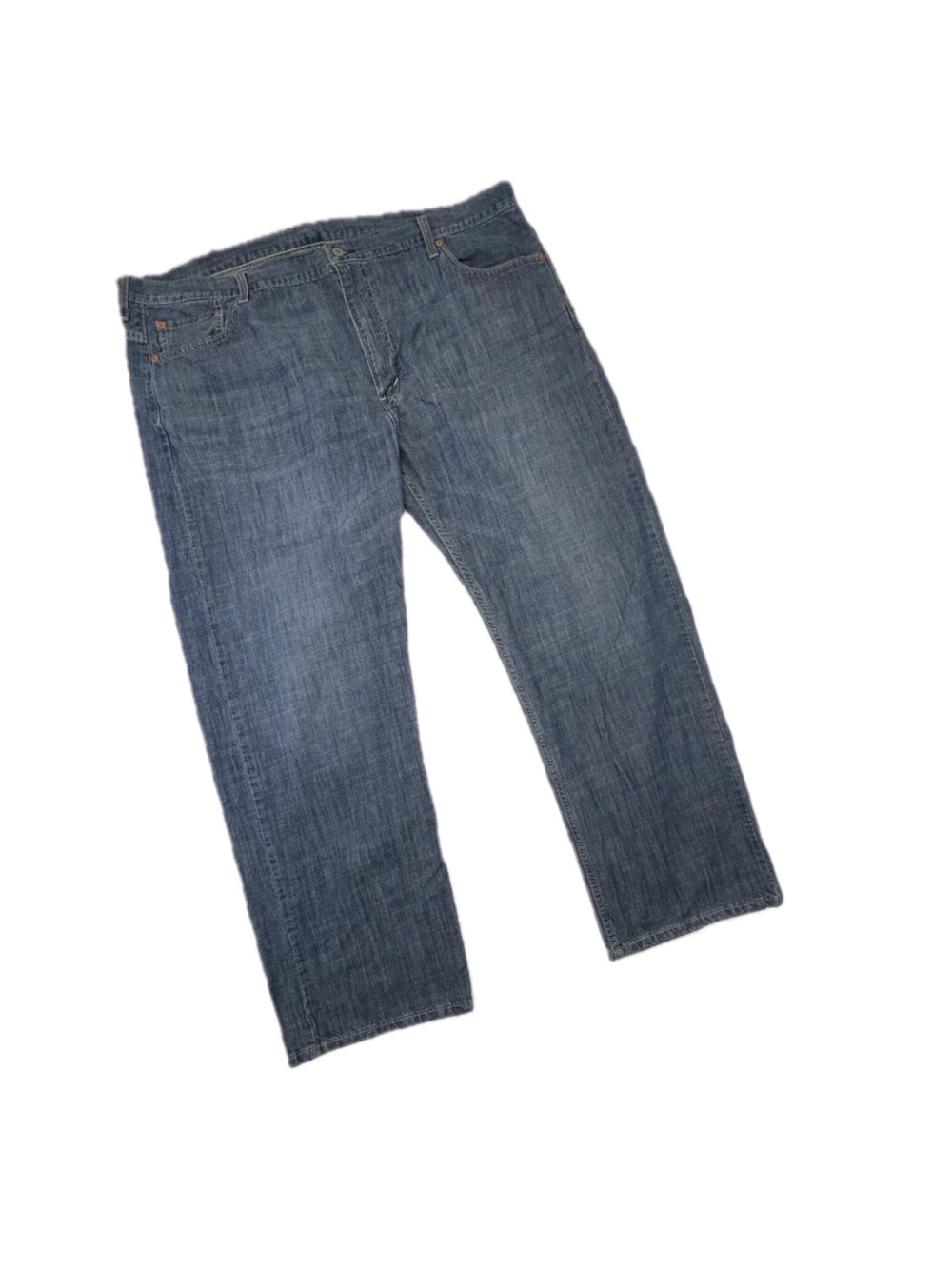 Levi's 569 Loose Straight Fit Jeans Medium Wash Blue Men's Size 44 x 32